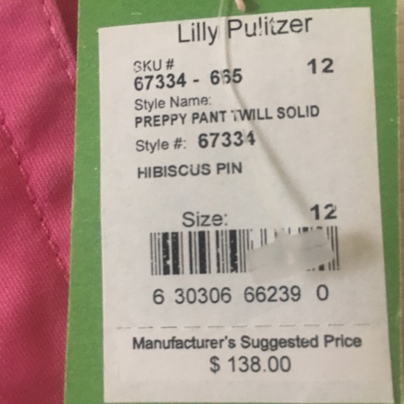 Lily Pulitzer Pink Pants - Picture 3 of 8